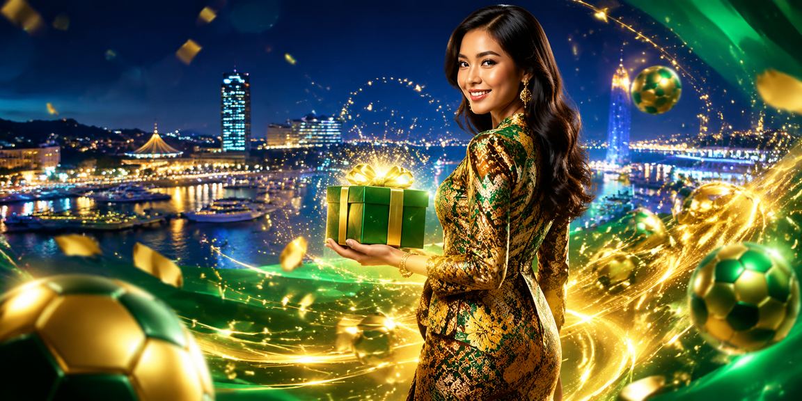 Pemain Malaysia menikmati Baccarat online dengan latar belakang batik tempatan